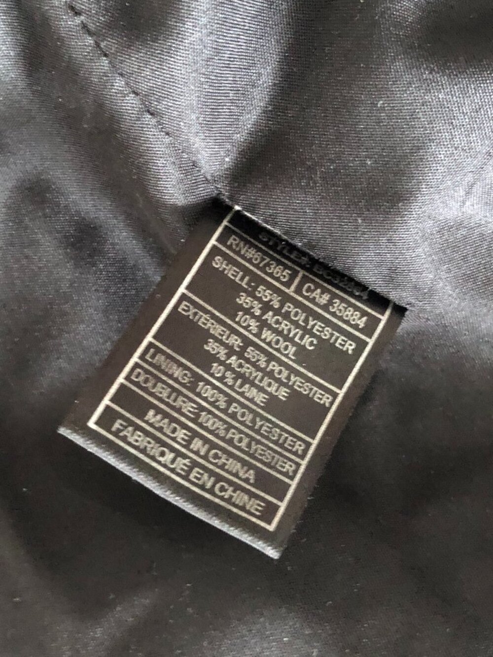 BB Dakota - Black & White Chevron Herringbone Cape with belt wrap - Size S - Picture 8 of 11